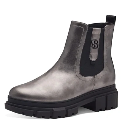 Imagen de s.Oliver Women&#039; Chelsea 5 25402 41, Botas Estilo Mujer, Peltre Gris, 40 EU