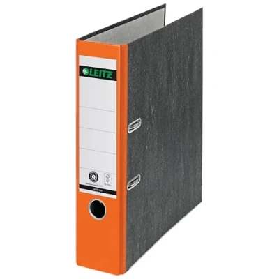 Imagen de LEITZ Wolkenmarmor Ordner, 180 Grad, DIN A4, 80 mm, orange
