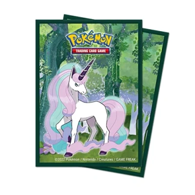 Imagen de Ultra PRO Fundas protectoras de tarjetas Pokémon Glade encantadas (65 quilates) protege tus juego y coleccionables con tecnología ChromaFusion almacena valiosas