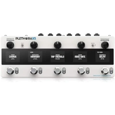 Imagen de Pedalera TC Electronic PLETHORA X5 TonePrint Cargada con todos tus FX favoritos y 5 pedales MASH