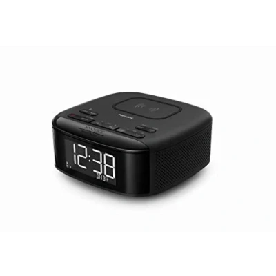 Imagen de Philips R7705/10 Radiodespertador Radio Dab+/FM (Bluetooth, Alarma Dual, Temporizador, Sincronización Automática de la Hora, Batería Reserva, Cargador Teléfono Inalámbrico) Modelo 2020/2021