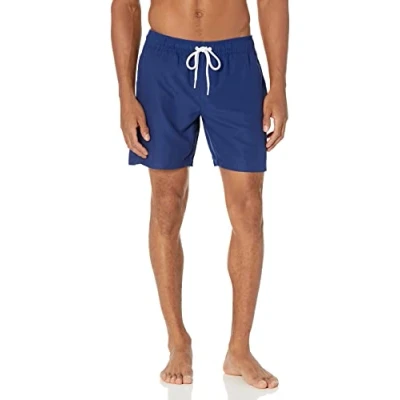 Imagen de Amazon Essentials Bañador de Secado Rápido 18 Cm Hombre, Azul Marino, M