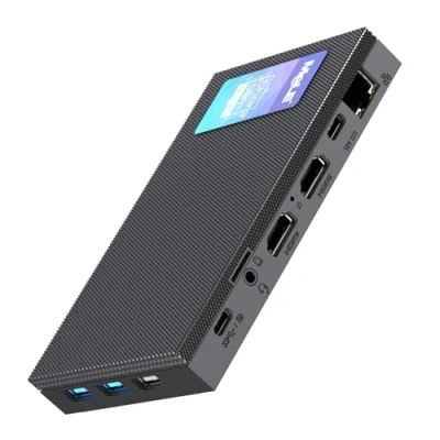 Imagen de MeLE Quieter4C Mini PC sin Ventilador 16GB DDR4 512GB ROM Micro Twin Lake N150(hasta 3.6GHz) USB C 2 X HDMI 4K Triple Pantalla Ordenadores de sobremesa pequeño con Montaje VESA para casa/Oficina