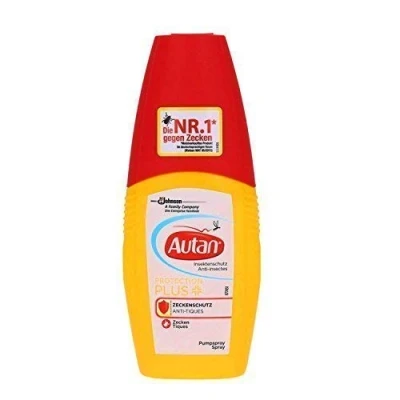 Imagen de Autan Protección Plus contra Garrapatas Anti Tiques Spray Bomba, Paquete de 3 (3x100ml)