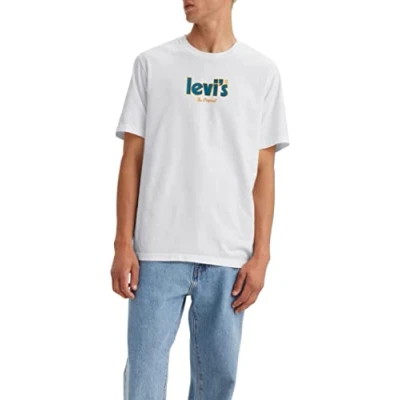 Imagen de Levi&#039;s Relaxed FIT TEE Camiseta estampada, Hombre, Talla: Large, Original white