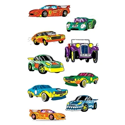 Imagen de Avery Zweckform 53882 pegatinas para niños, modelo con coches, 27