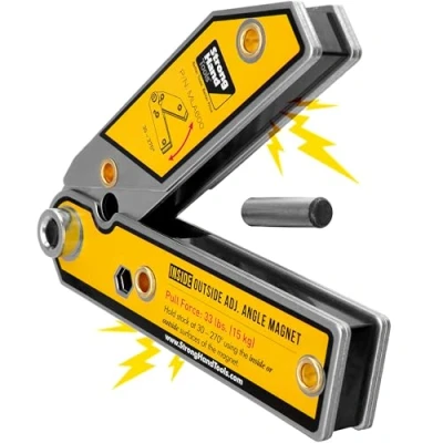 Imagen de Imán ajustable de 30º a 270º Strong Hand Tools, para soldadura y fabricación, MLA600