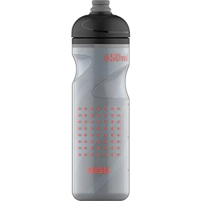 Imagen de Sigg Pulsar Therm botella para bicicleta (0.65 L), bidón de ciclismo polipropileno ultraligero sin BPA, hermética isotérmica con cierre SureSnap, 6005.60