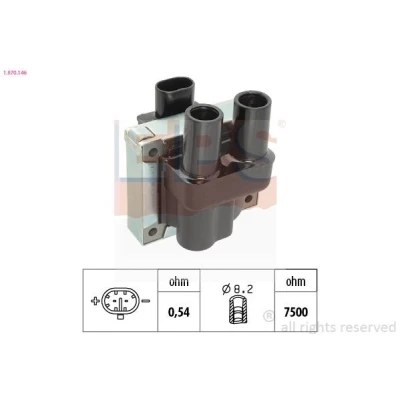 Imagen de EPS 1.970.146 Bobina de encendido FIAT: Panda II Hatchback, Punto I LANCIA: Ypsilon II, Dedra Berlina, DELTA 1