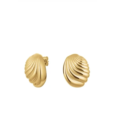 Imagen de Rosefield Modern Vintage Folded Studs Pendientes goldcoloured, Mujer, Talla: One Size, Gold coloured
