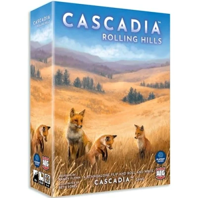 Imagen de Alderac Entertainment Cascadia Rolling Hills Juego de Mesa en Inglés para Toda La Familia Estrategia con Dados 1 4 Jugadores Fauna del Noroeste Pacífico