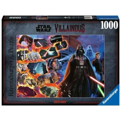Imagen de Ravensburger Puzzle Star Wars Darth Vader, 1000 Piezas, Puzzles para Adultos, Piezas Pegamento Enmarcar, Rompecabezas Villainous Wars, 70x50cm