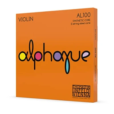 Imagen de Thomastik Cuerda Suelta para Violín Alphayue 4/4 Re, Escala 325mm/12.8 Pulgadas, Núcleo Sintético, Entorchado de Aluminio
