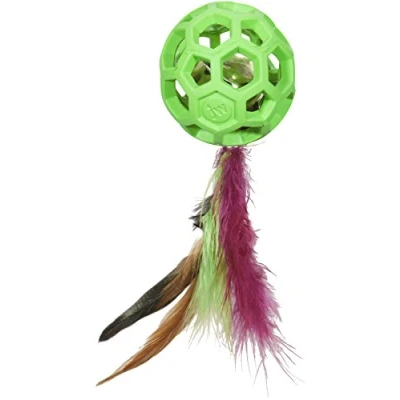 Imagen de JW Pelotas De Juguete Para Gatos Cataction Feather Ball With Bell
