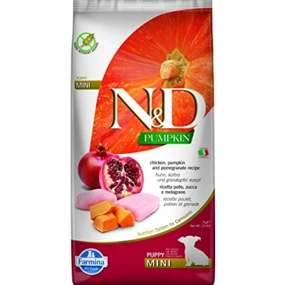 Imagen de N&amp;D Pumpkin Puppy Mini Pollo&amp;Granada 7KG FARMINA