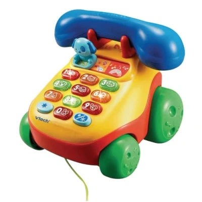 Imagen de VTech Teléfono interactivo infantil con luz y voz, multicolor (3480 068422)