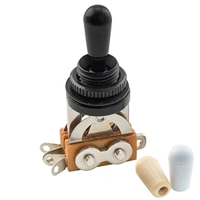 Imagen de Musiclily Pro Selector Pastillas 3 Posiciones Toggle Switch para Guitarra Eléctrica tipo Les Paul, Negro