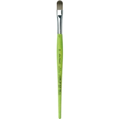 Imagen de Da Vinci 375 Series Cepillo en Forma de Filbert, 10, Fibra sintética, Verde, 19.5 x 0.95 30 cm