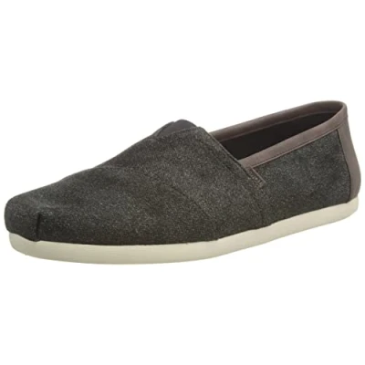 Imagen de TOMS Alpargata Sintética, Mocasines Planos Hombre, Gris/Marrón, 39 EU