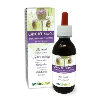 Imagen de Cardencha o Cardo de cardadores (Dipsacus fullonum Dipsacus sylvestris) raíces Tintura Madre sin alcohol Naturalma Extracto líquido gotas 120 ml Complemento alimenticio Vegano