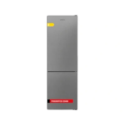 Imagen de Corberó Frigorífico Combi CC200V24NFX Capacidad 327L No Frost, Luz LED, Crisper, Balcones Ajustables, Estantes de Cristal, Huevera 39 Db Eficiencia Energética E Inox