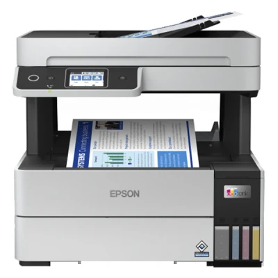 Imagen de Impresora multifunción Epson EcoTank ET 5170, Inyección, 37 ppm, Blanco/Negro y Color, 250 hojas, Blanco