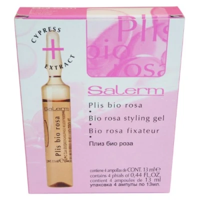 Imagen de Salerm Bio Rosa Styling Gel 4 phials 0.4 oz by