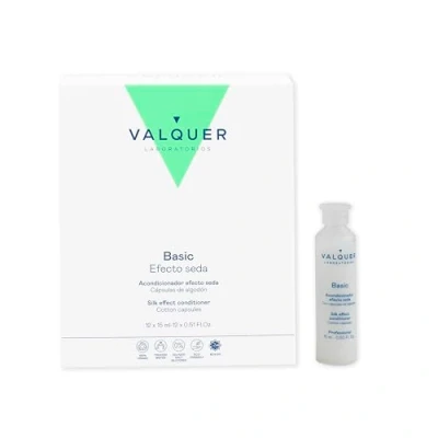 Imagen de Valquer Profesional Acondicionador Reparador y Nutritivo con Seda Natural Pack 12x15 ML, Tratamiento Capilar