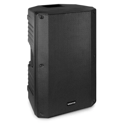 Imagen de Vonyx VSA12P Altavoz pasivo de 800 W con woofer 12 Pulgadas, Carcasa plástico ABS Ruedas y Asas para Uso móvil o Temporal, Caja pasiva megafonía, Eventos, discursos, dj&#039;s