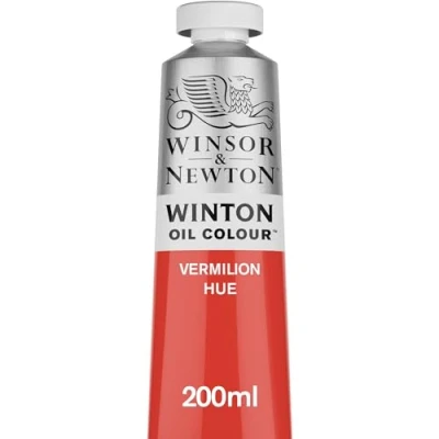 Imagen de Winsor &amp; Newton Winton Tubo de Pintura al Óleo, 200 ML, Rojo (Bermellón)