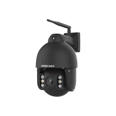 Imagen de Foscam Cámara IP Domo PTZ Wi Fi para Exteriores de 8MP con focos y Seguimiento Inteligente SD8P Negra