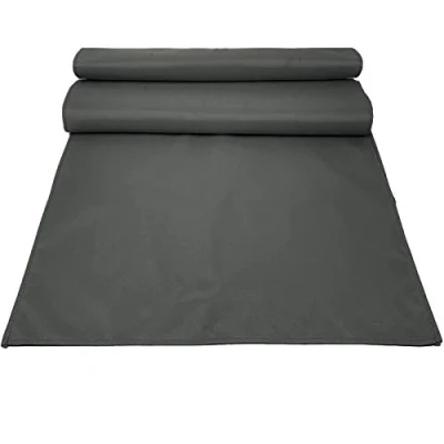 Imagen de JEMIDI Camino de mesa para exteriores, 50 x 150 cm, impermeable, color antracita