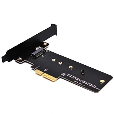 Imagen de EZDIY FAB PCI Express M.2 SSD NGFF Tarjeta PCIe a 3.0 x4 Adaptador (Soporte 22110, 2280, 2260, 2242)