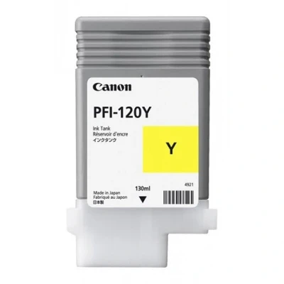 Imagen de ImagePROGRAF TM 350 Canon PFI 120Y cartucho de tinta amarillo (original)