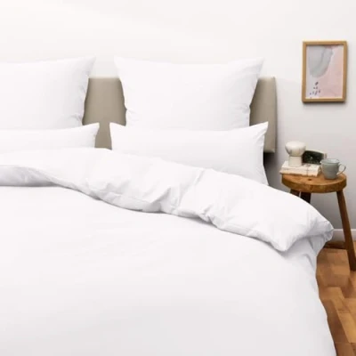 Imagen de Blumtal Juego de Funda Nordica Cama 105 Microfibra Edredon 190x200 y 2 Fundas Almohada 70x40, Certificado Oeko Tex, Muy Suave Transpirable Blanco