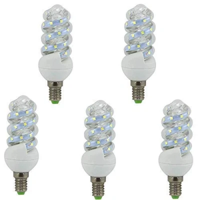 Imagen de Tecnolux Euro BOMBILLA LED MINI ESPIRAL E14 9 W (pack 5) (6500K)