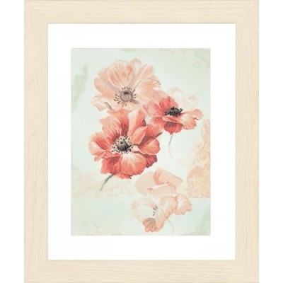 Imagen de LANARTE Kits De Punto Cruz Contado Completo Arte Pared DIY ANÉMONA Set Manualidades Adultos Decoracion Salon Creativo Regalo ca. 39 x 49 cm Cross Stitch Embroidery