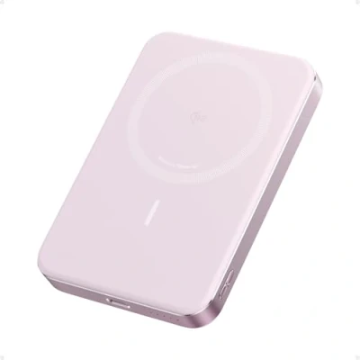 Imagen de Anker MagGo Power Bank, Batería magnética ultradelgada de 10000 mAh, Certificado Qi2, Cargador Portátil 15 W, Compatible con MagSafe, diseño ergonómico, Solo para iPhone 15/14/13/12