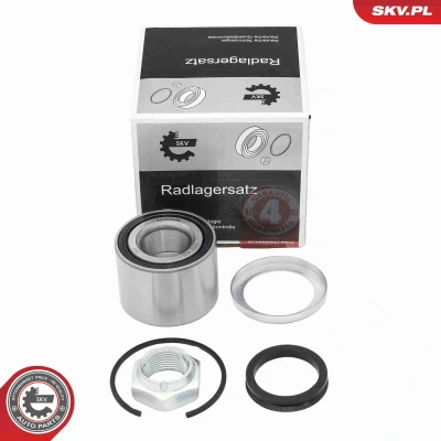 Imagen de ESEN SKV 85SKV046 Juego de cojinete rueda Eje trasero sin sensor ABS incorporado 52mm CITROËN: C2 Hatchback, C3 I Xsara Hatchback