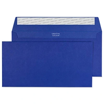 Imagen de Blake Creative Colour DL+ 25243 Sobres autoadhesivos (114 x 229 mm, 120 g/m², 25 unidades), color azul