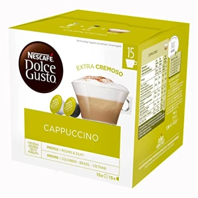 Imagen de Nescafé Dolce Gusto Cappuccino Tarro de café, 30 cápsulas / 15 porciones