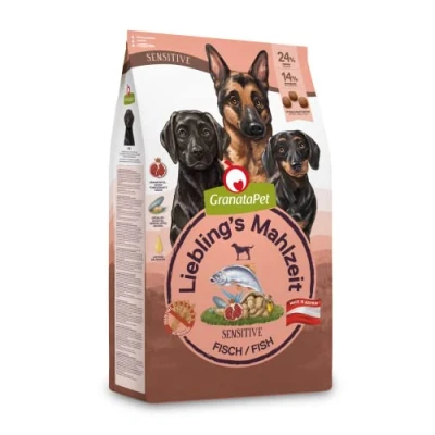 Imagen de GranataPet Lieblings&#039;s Mahlzeit Fish Sensitive, 1,8 kg, Comida Seca para Perros, Perros sin Cereales y azúcares añadidos, pienso Completo