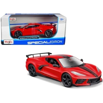 Imagen de MAISTO May Cheong GROUP 1/24 Chevrolet Corvette STINGREY Coupe 2020 Rojo Vehículo para niños a Partir de 3 años M31534R,