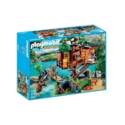 Imagen de Playmobil Wild Life Adventure Tree House Juego de construcción Juguetes (Juego construcción, Multicolor, 4 año(s), Niño/niña, 10 32 cm)