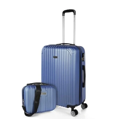 Imagen de Itaca Sevron SET Juego de maletas, Talla: One Size, Azul zafiro