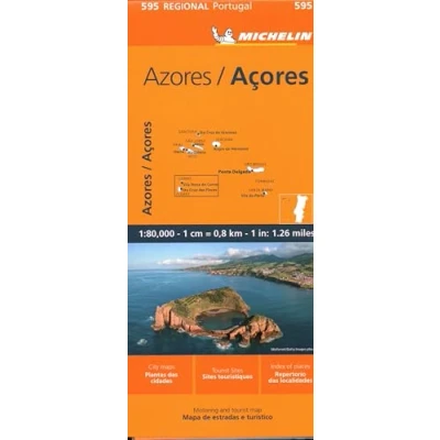 Imagen de Azores Michelin Regional Map 595