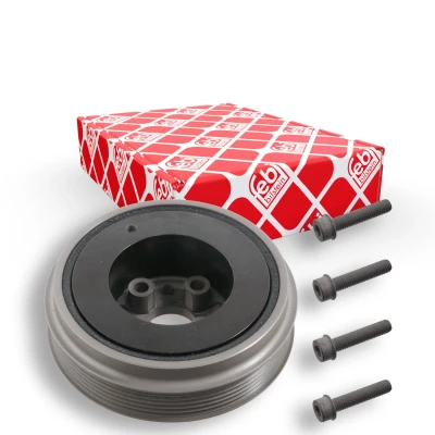 Imagen de febi BILSTEIN 33555 Polea de Cigüeñal 6PK 143 5 con tornillos Plus SEAT: Leon I Hatchback, Ibiza 2, Toledo 2 Limousine, VOLKSWAGEN: Golf 4