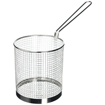 Imagen de Cesta para los espaguetis Vogue de 15 cm y acero inoxidable, cocina en caldera comercial