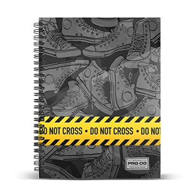 Imagen de PRODG Do Not Cross Cuaderno A4 Rayas