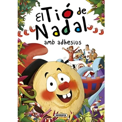 Imagen de El Tió de Nadal amb adhesius (Contes i tradicions catalanes adhesius)